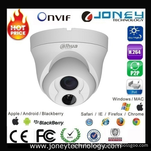 Night Vision Security Camera 1.3MP Dahua Mini Camera HD IP Dome Camera with Poe